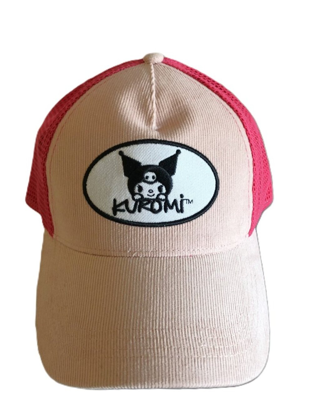 Kuromi Graphic Trucker Hat Cap Pink Embroidered Mesh Adjustable Forever 21